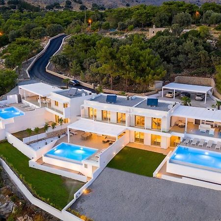 Villa Allegra With Pool In Pefkos, Lindos Area Pefki Zewnętrze zdjęcie
