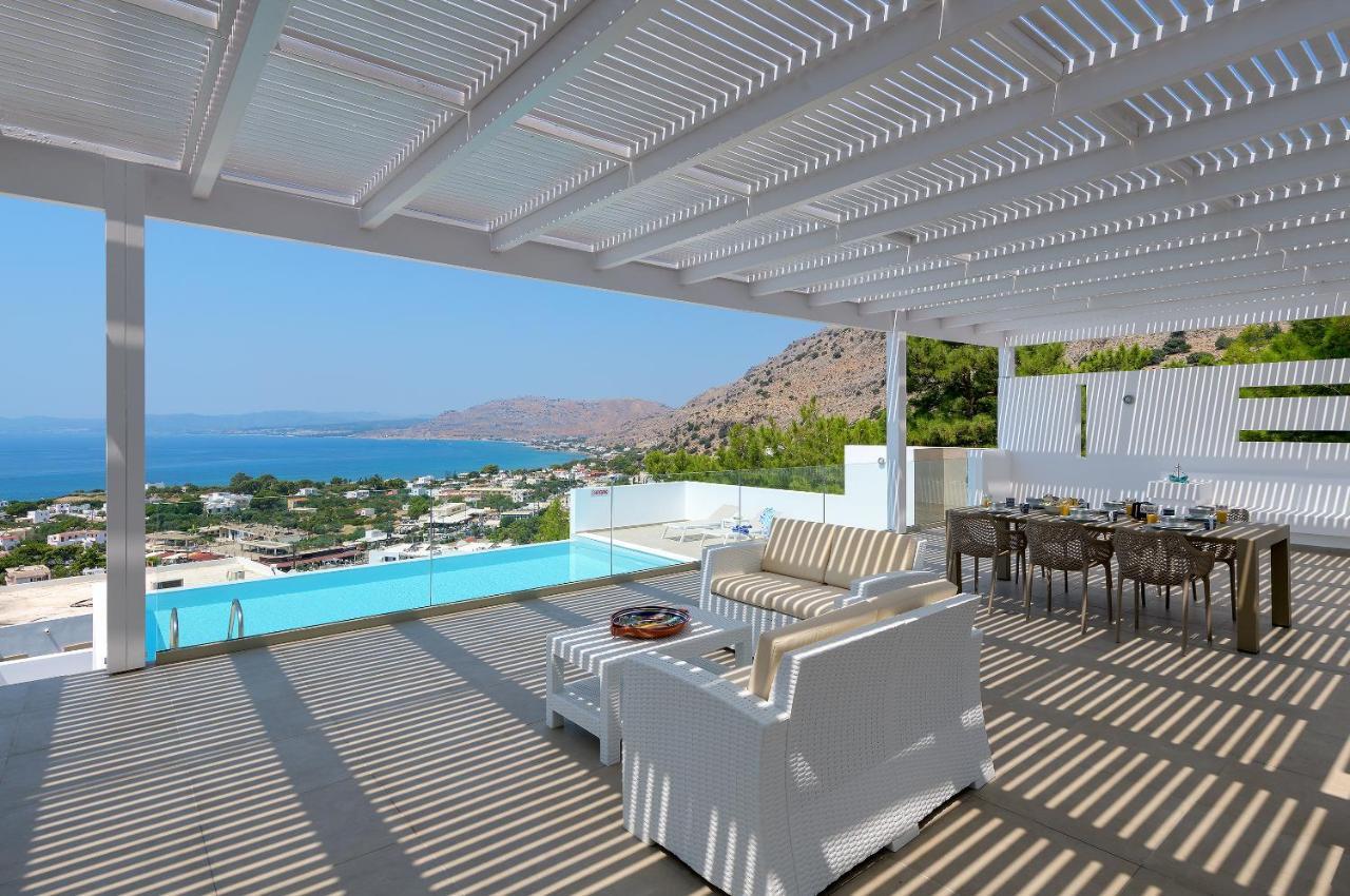 Villa Allegra With Pool In Pefkos, Lindos Area Pefki Zewnętrze zdjęcie